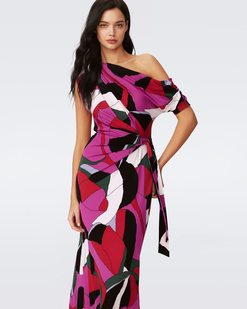 Eliana Faux Wrap Dress