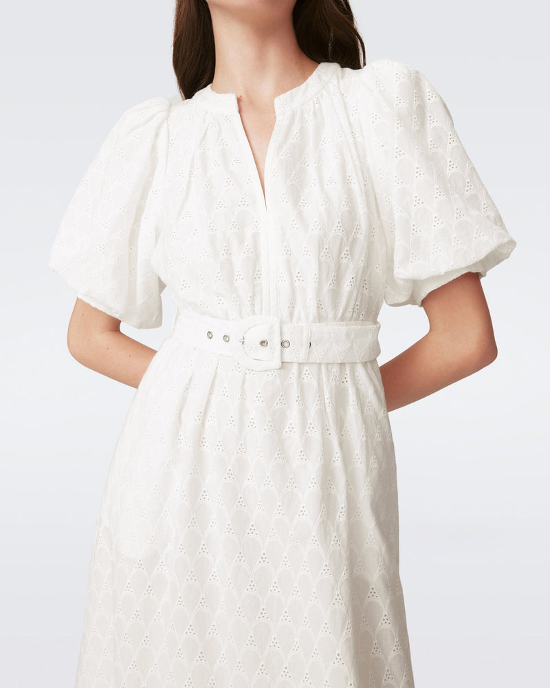dvf white lace dress Diane Von Furstenberg Cream Long Sleeve Zarita Lace Dress S Diane Von Furstenberg