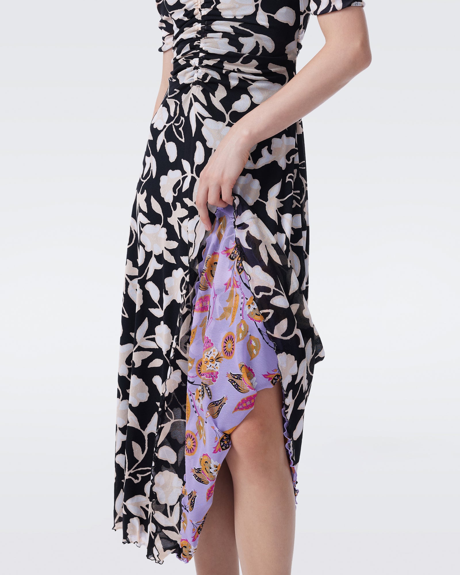 DVF KOREN REVERSIBLE MIDI DRESS