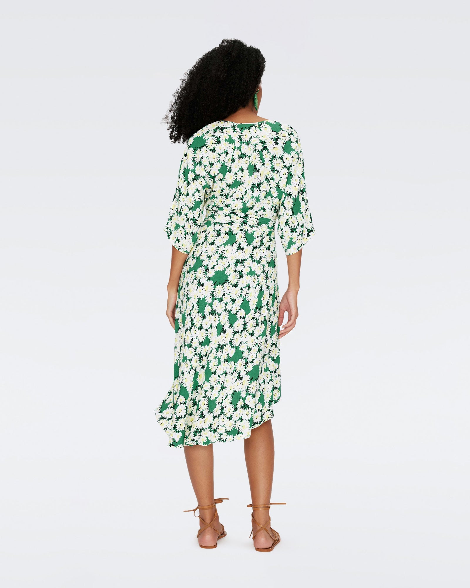 Eloise Faux Wrap Midi Dress