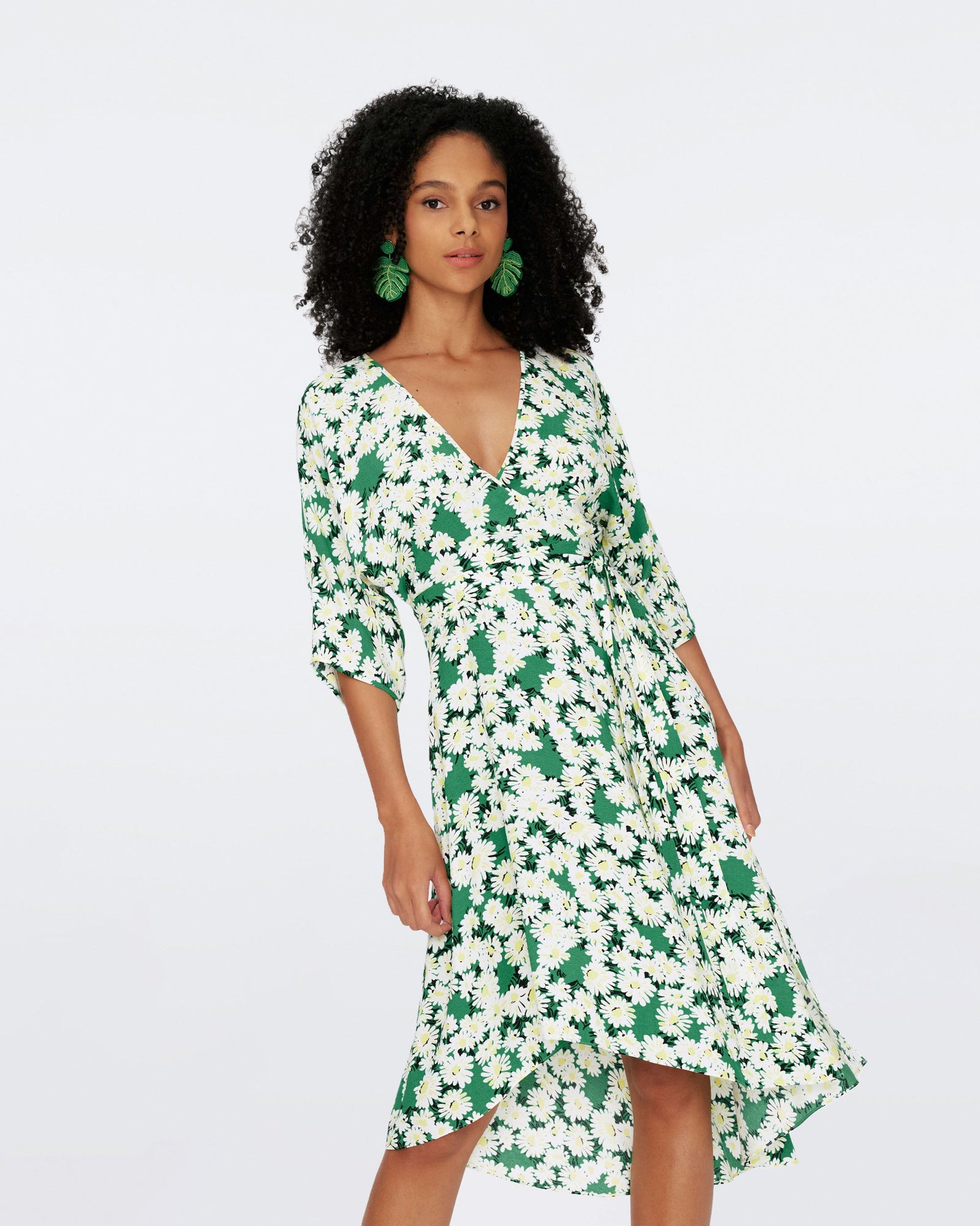 Eloise Faux Wrap Midi Dress
