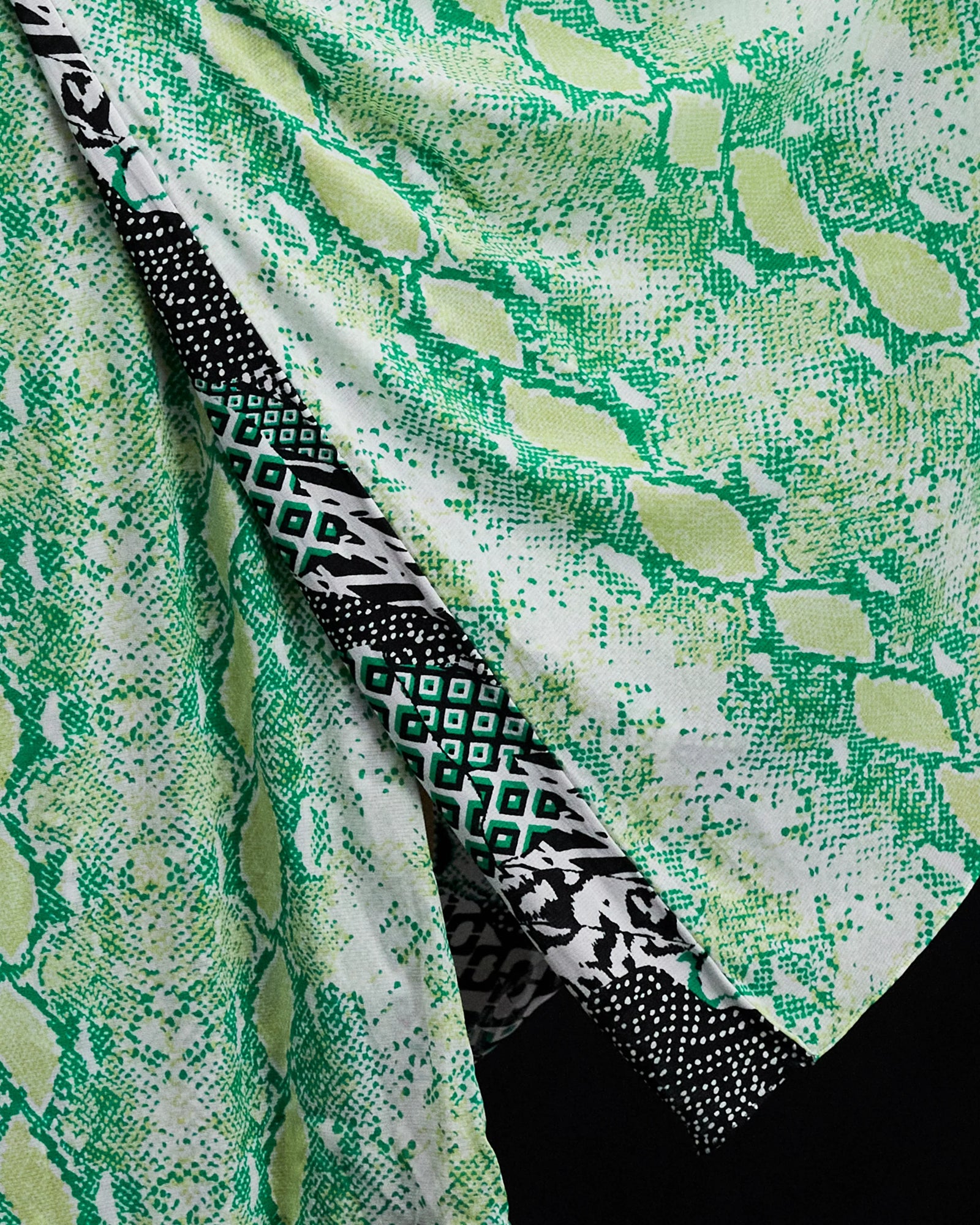 Pia Reversible Mesh Wrap Dress