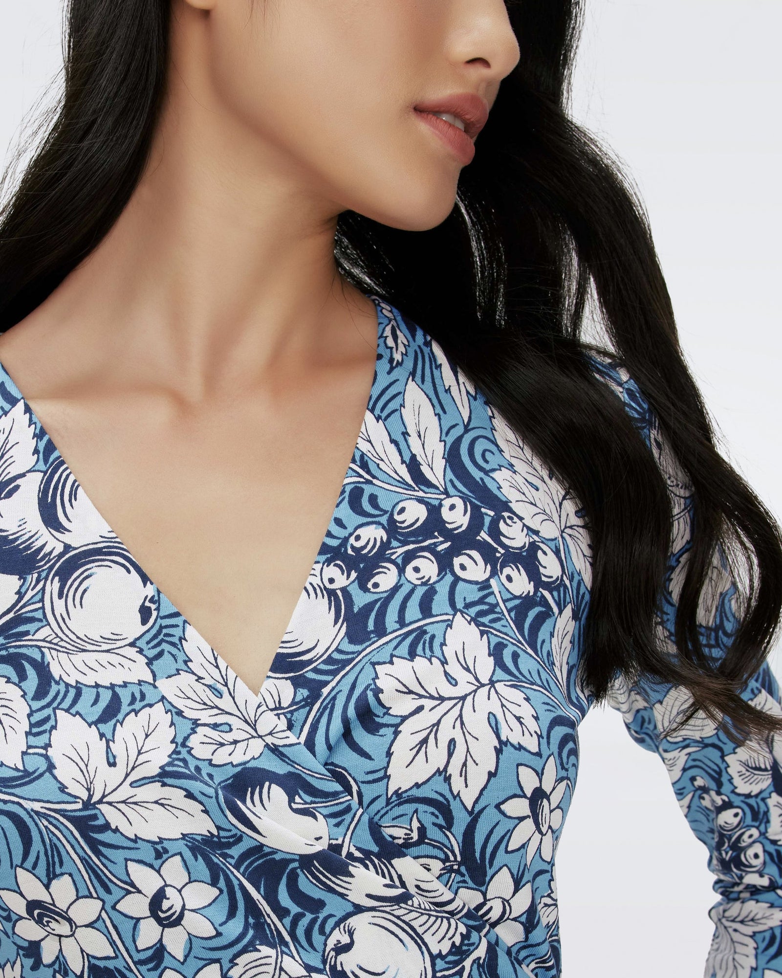 Julian Silk Jersey Wrap Dress