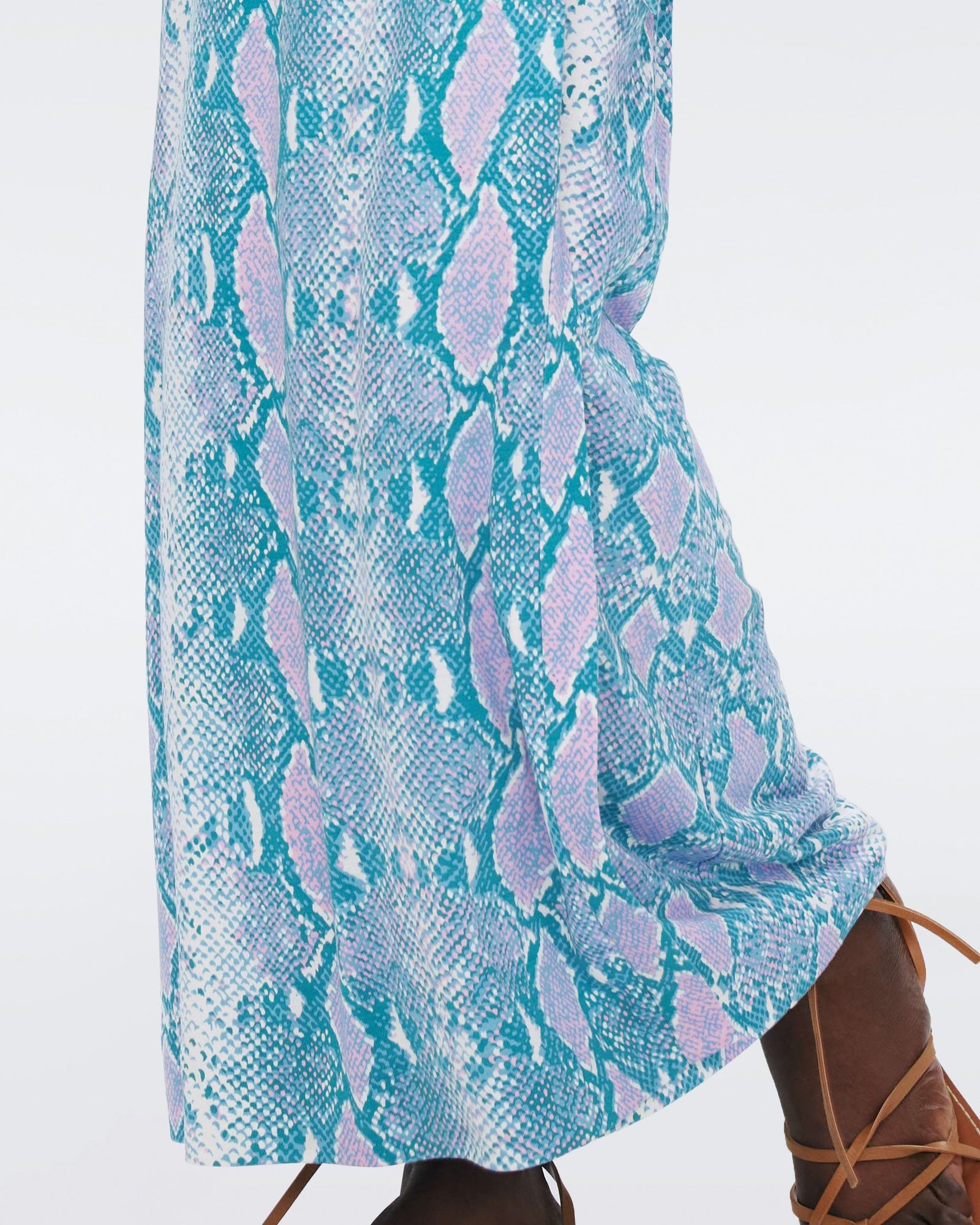 Abigail Silk Jersey Maxi Wrap Dress