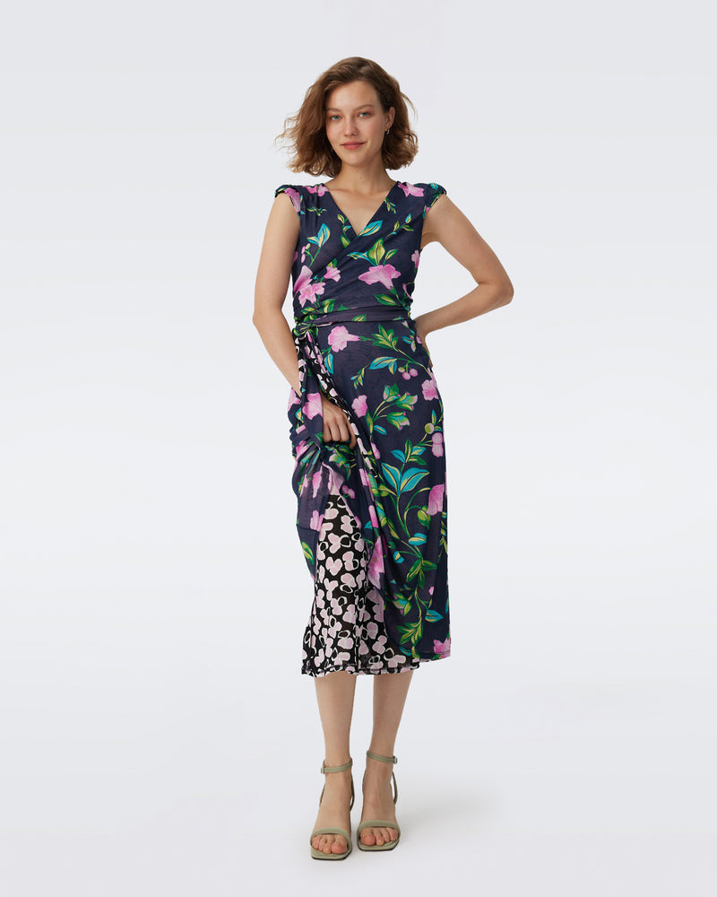 DVF CHRIS REVERSIBLE DRESS