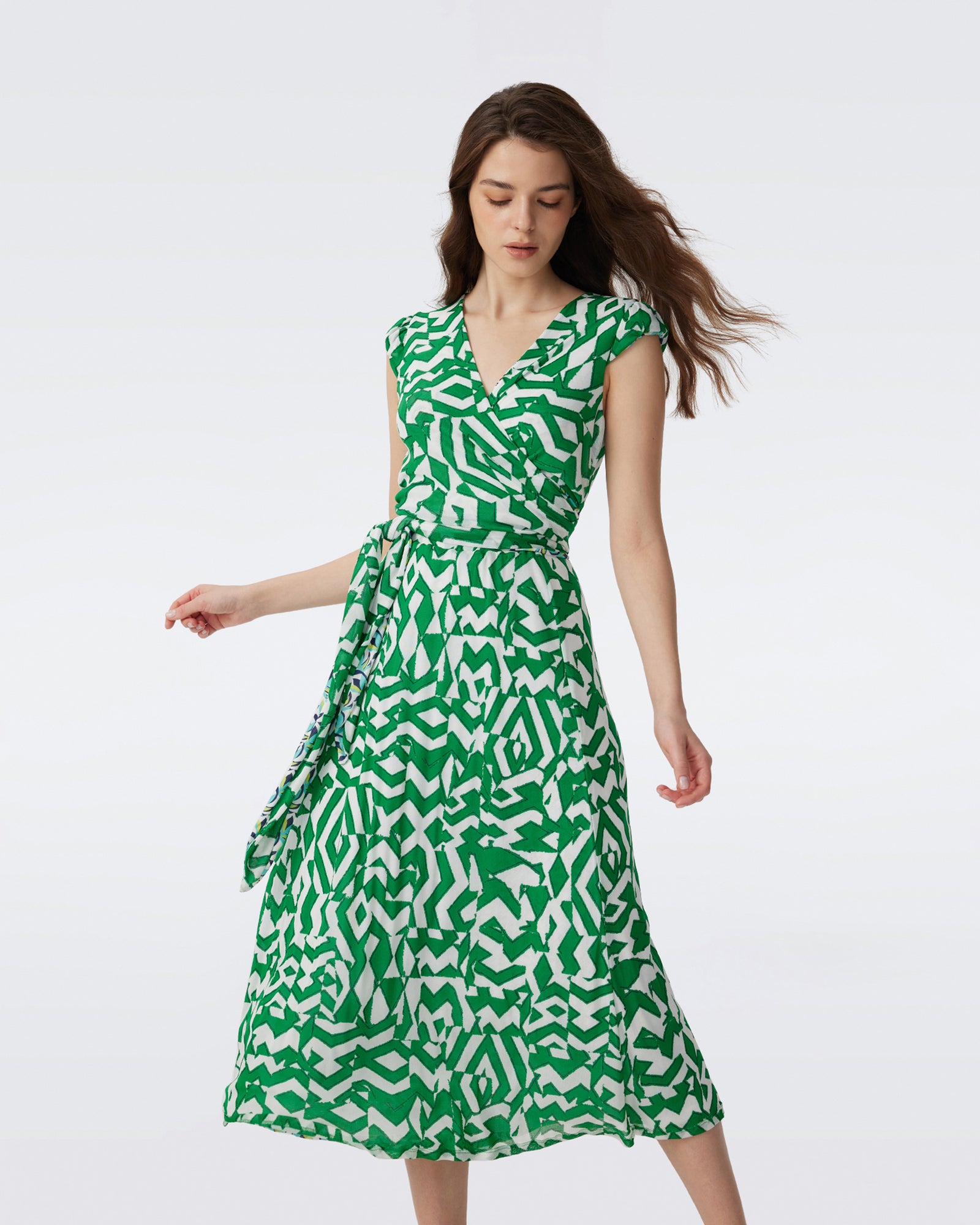 DVF CHRIS REVERSIBLE DRESS