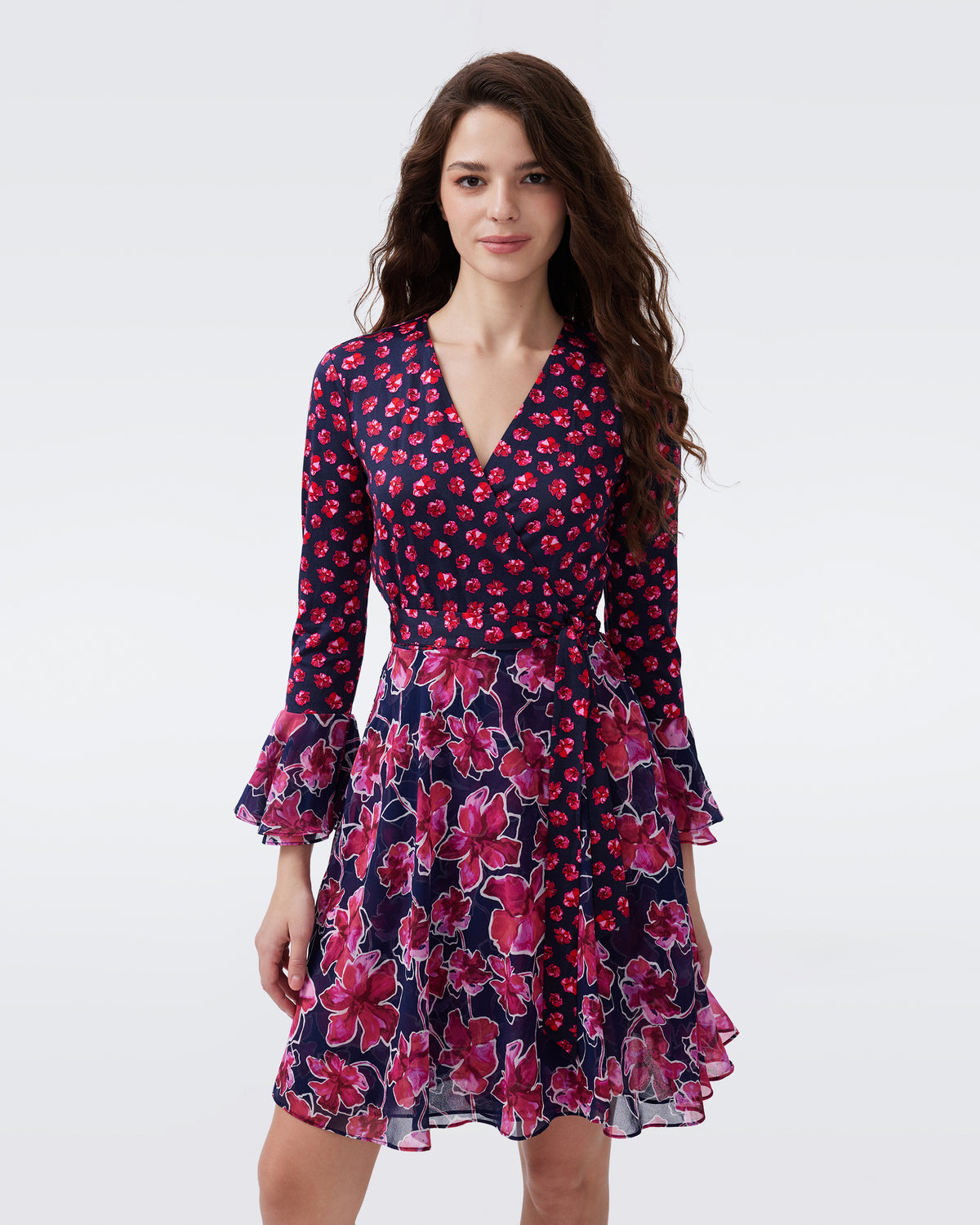 chinese dress ladies Julian Floral Wrap Dress