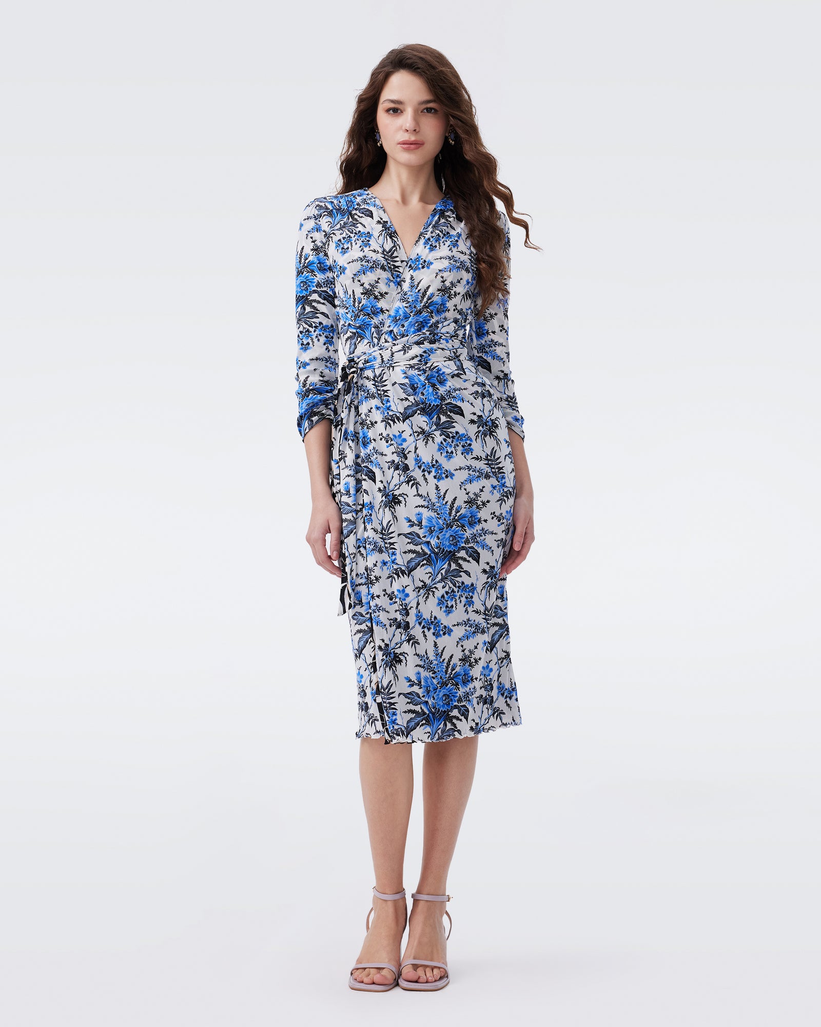 DVF BRENDAN REVERSIBLE 3/4 DRESS