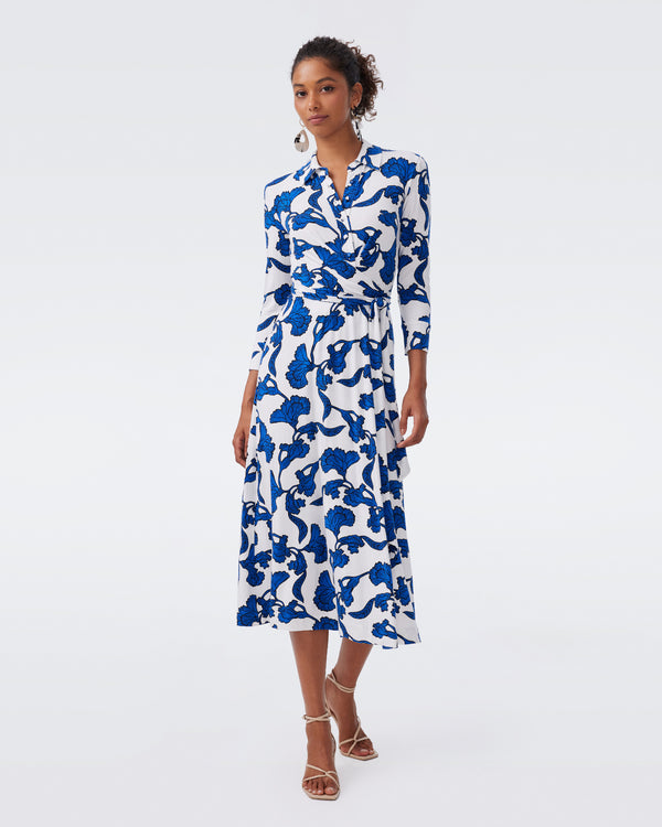 abigail silk jersey maxi wrap dress NWT DVF Long Wrap Dress Print Abigail Silk Cotton Jersey Purple Maxi Dress 0