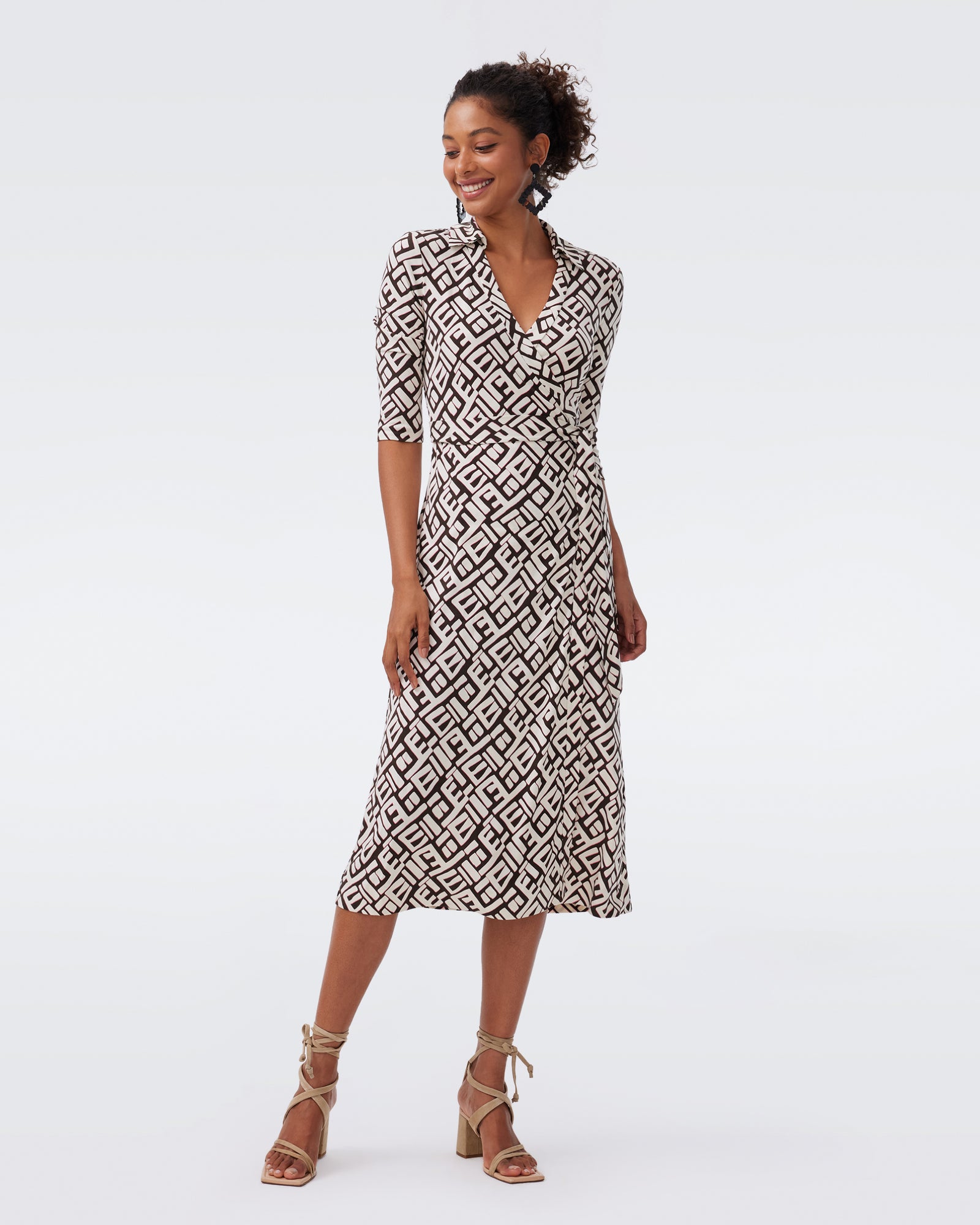 DVF ABIGAIL MIDI DRESS