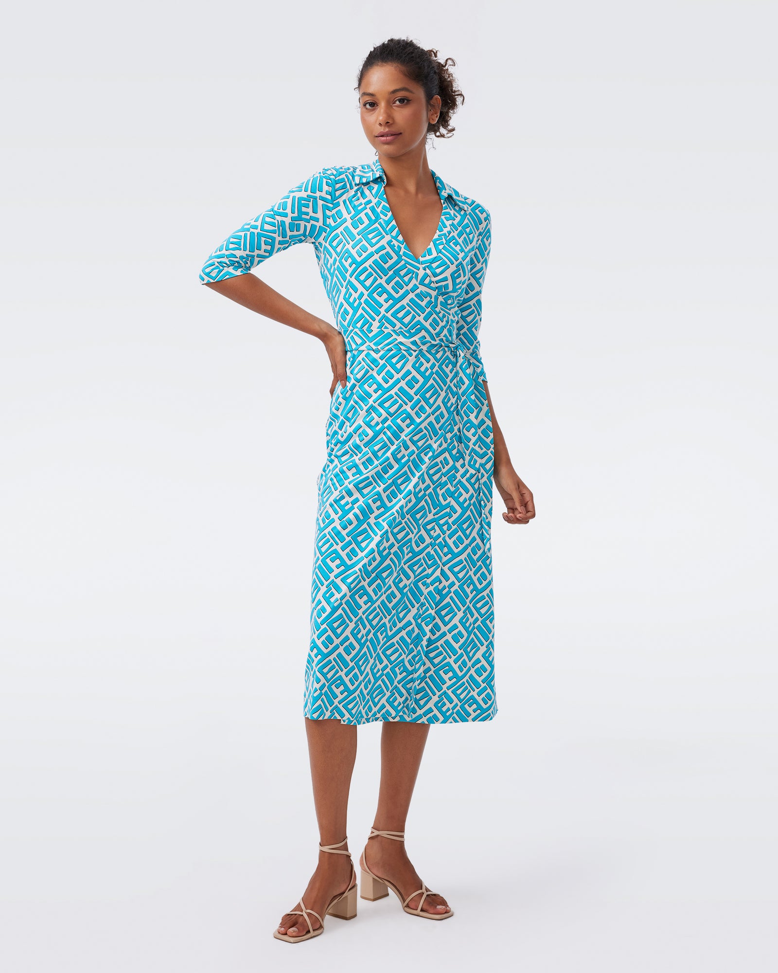 DVF ABIGAIL MIDI DRESS