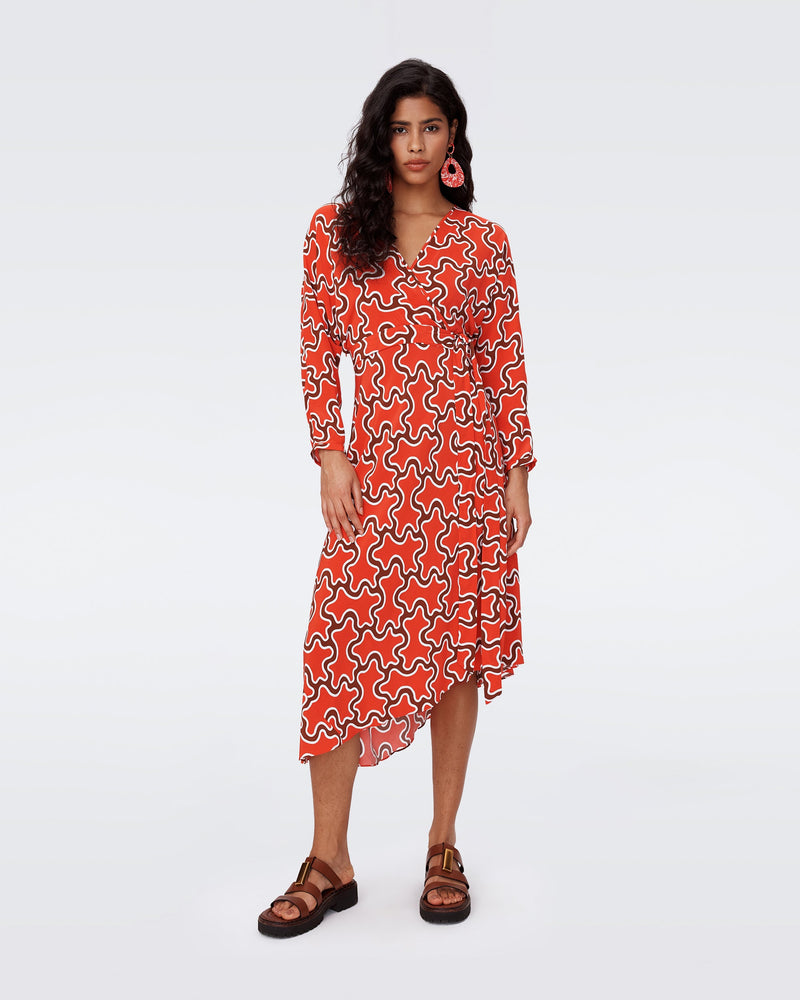 dvf eloise midi dress Marigold Eloise Dress by Diane von Furstenberg