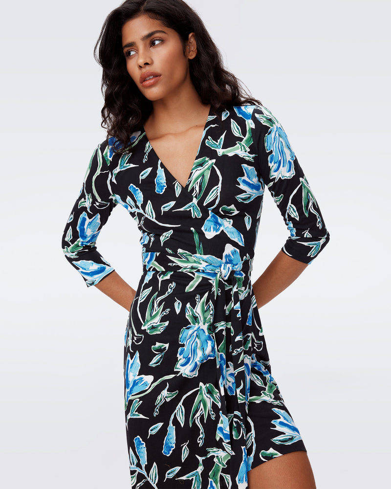 Julian Silk Jersey Wrap Dress