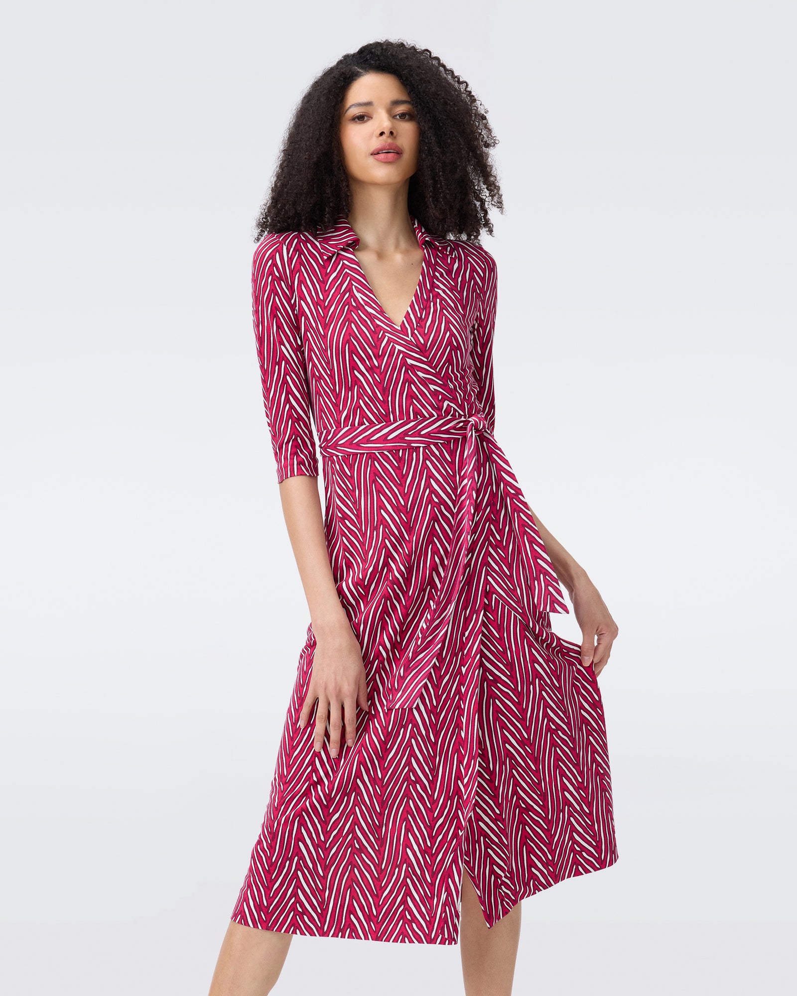 DVF ABIGAIL MIDI DRESS