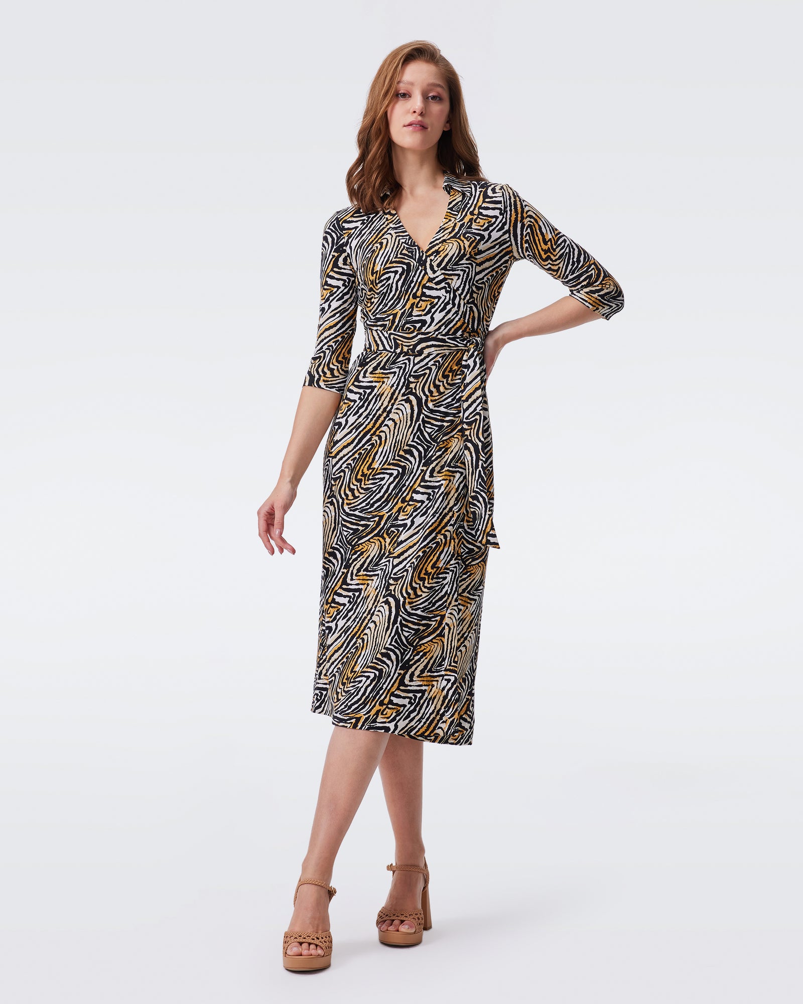 DVF ABIGAIL MIDI DRESS
