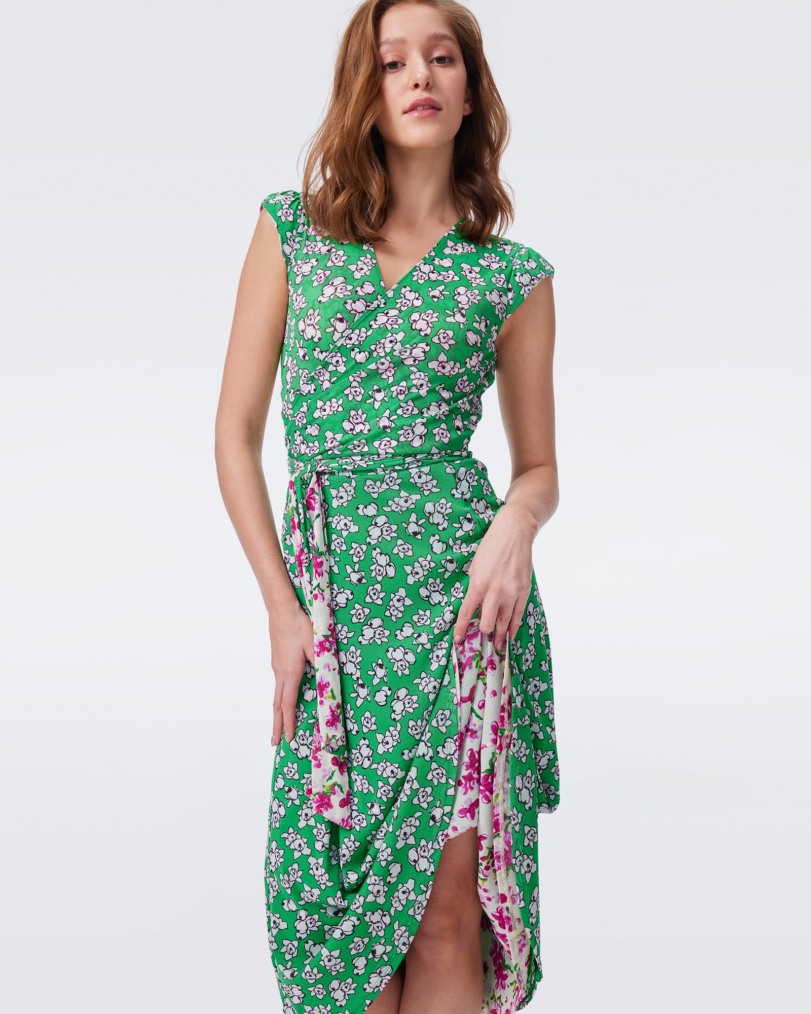 DVF CHRIS REVERSIBLE DRESS