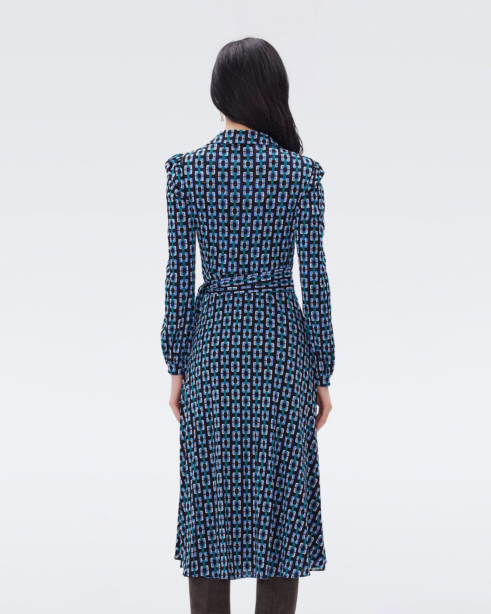 Phoenix Reversible Mesh Wrap Dress