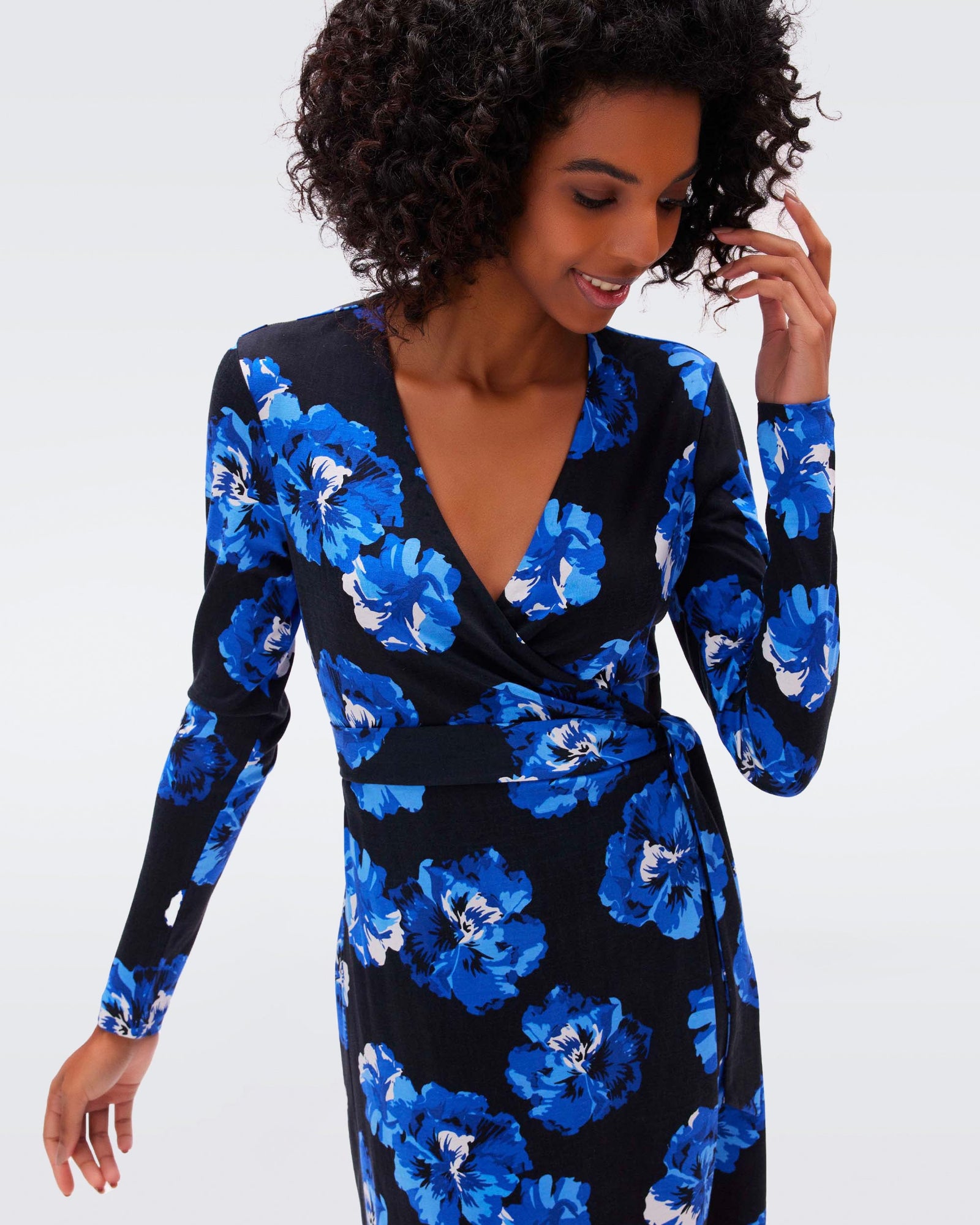 Julian Silk Jersey Wrap Dress