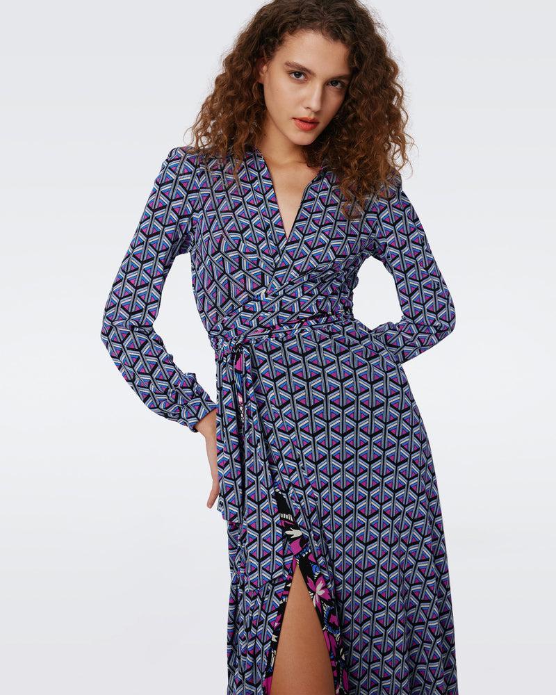 Phoenix Reversible Mesh Wrap Dress