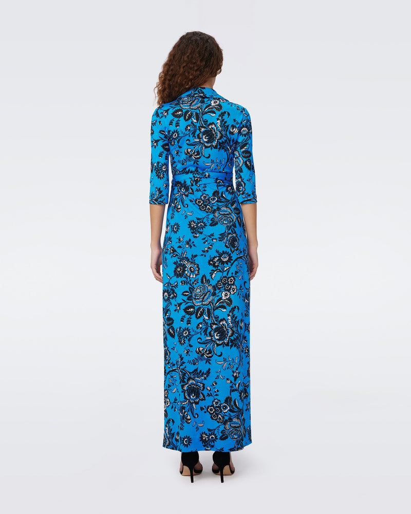 Abigail Silk Jersey Maxi Wrap Dress