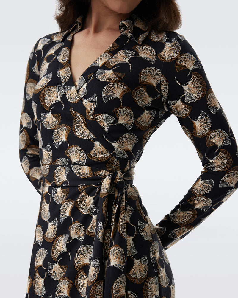 DVF L/S ABIGAIL MIDI DRESS