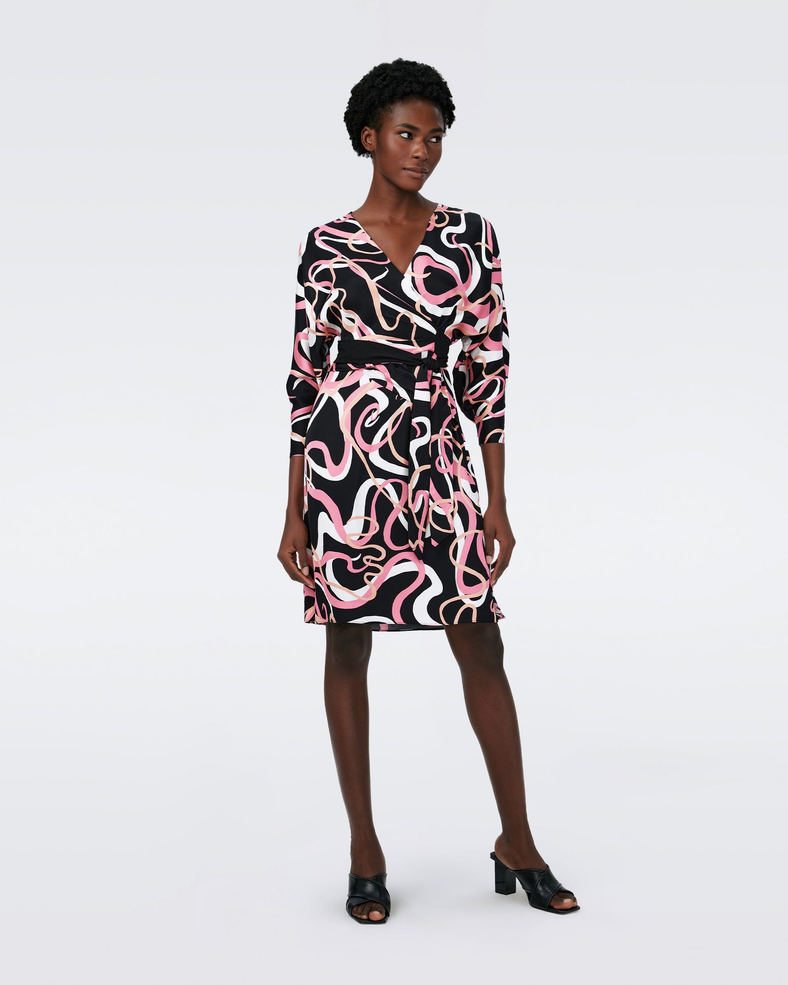 Mikah Faux Wrap Dress