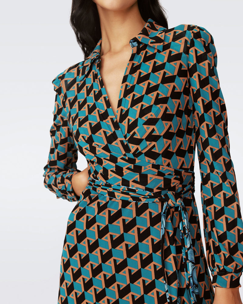 Phoenix Reversible Mesh Wrap Dress