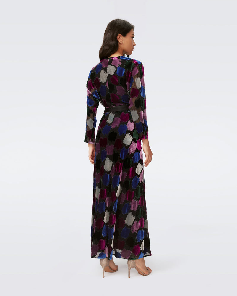 Babette Velvet Wrap Dress