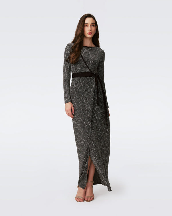 DVF SIMONA DRESS in GREY