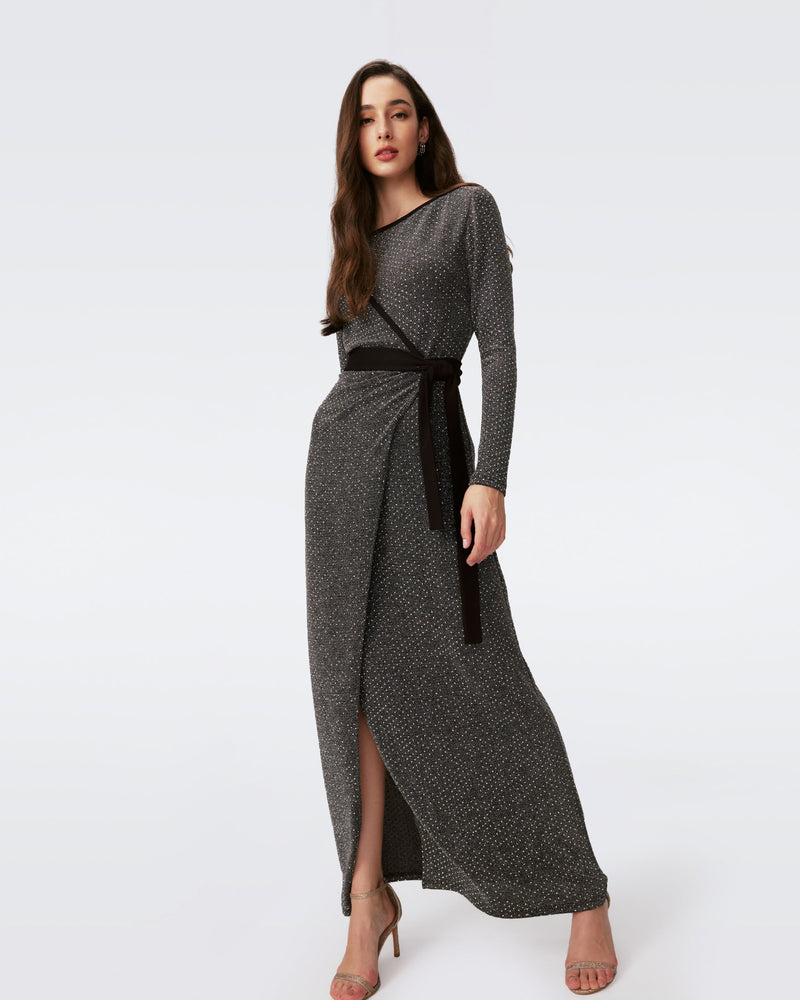 DVF SIMONA DRESS in GREY