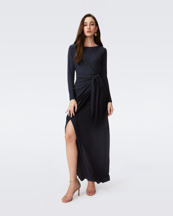 Simona Faux Wrap Dress