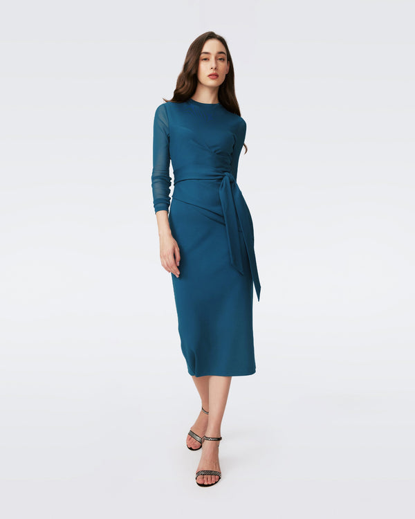 Finan Faux Wrap Dress