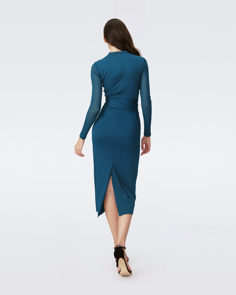 Finan Faux Wrap Dress