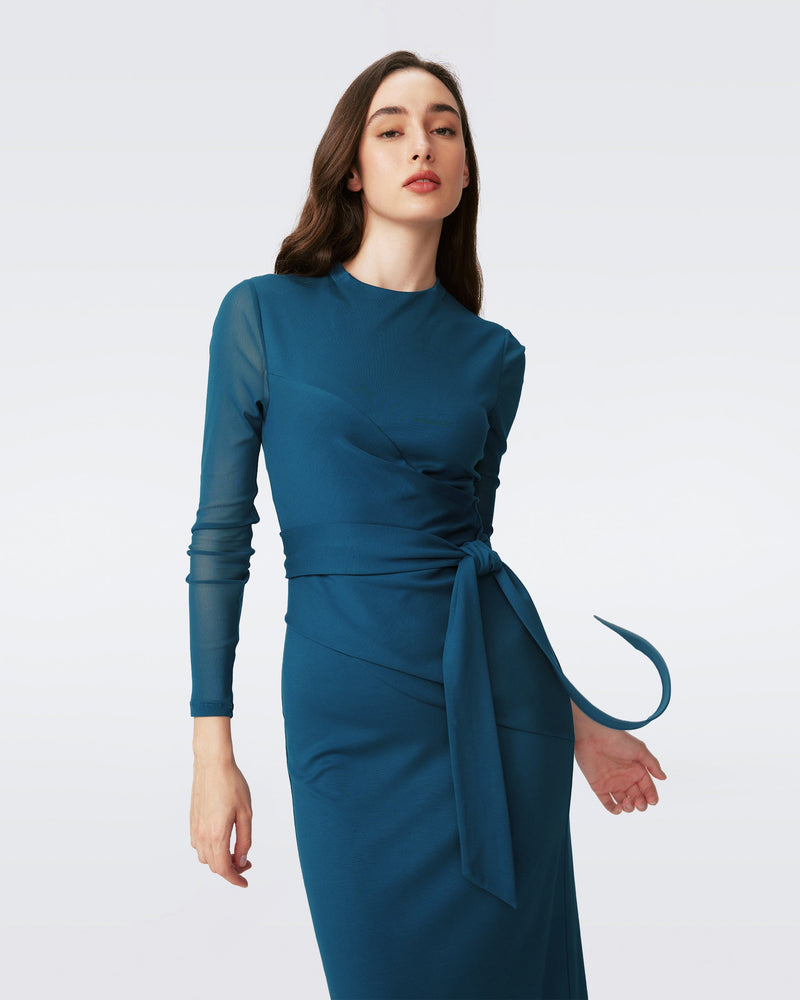 Finan Faux Wrap Dress