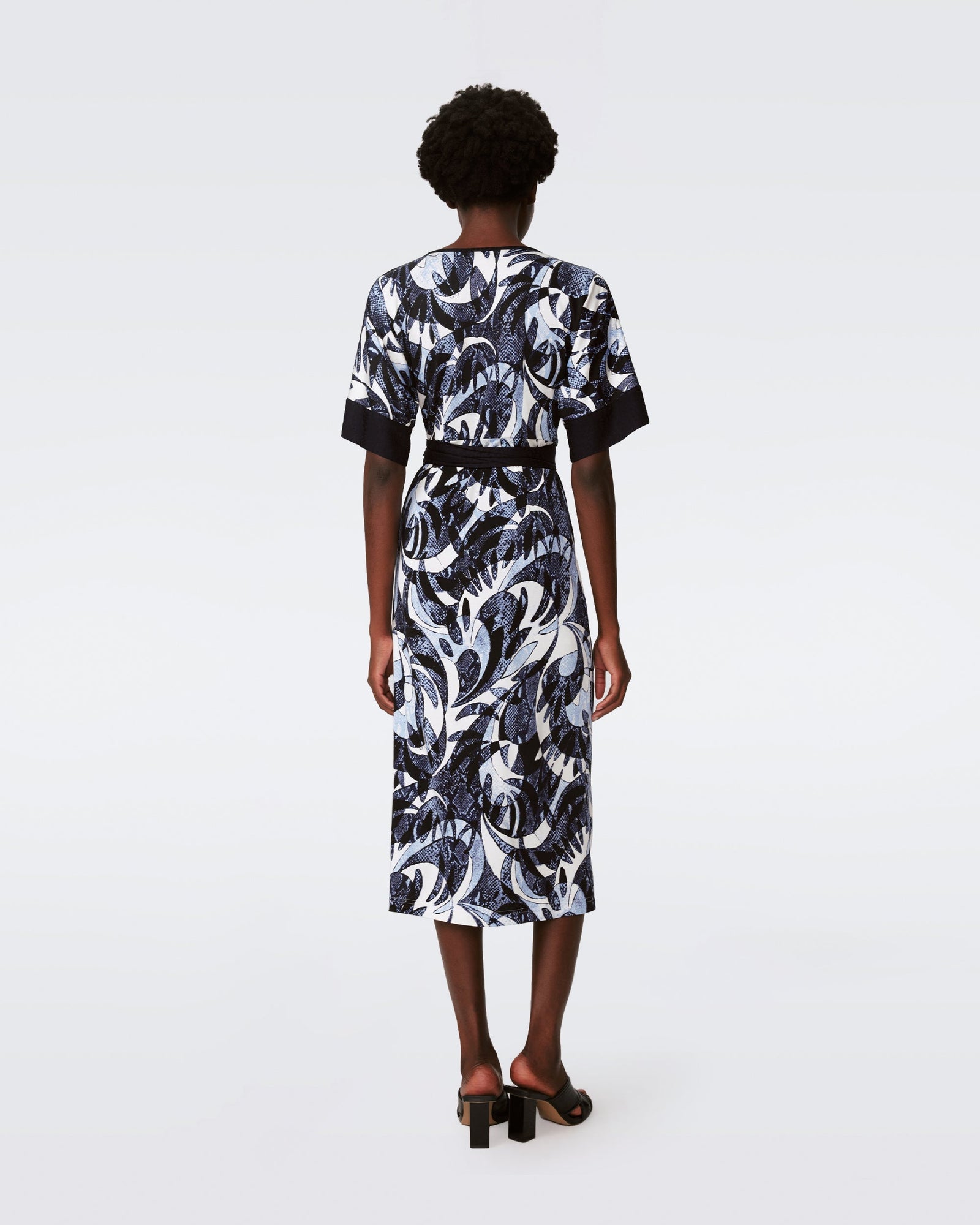 DVF DOROTHEA DRESS in SERPENT DANCE LARGE