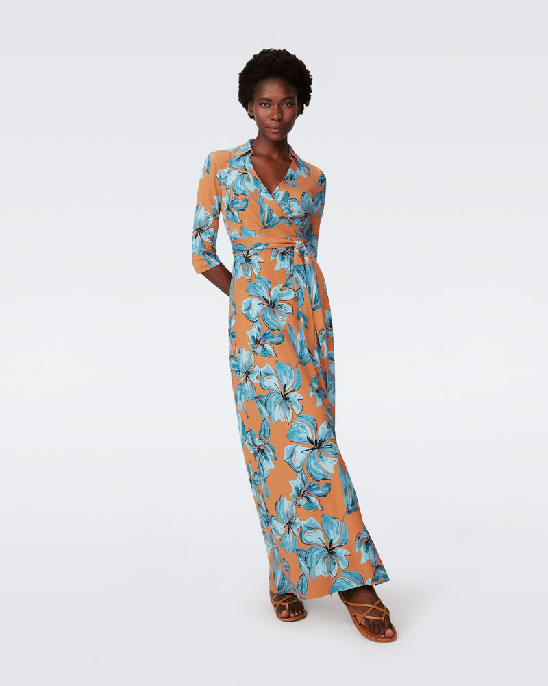 Abigail Silk Jersey Wrap Dress