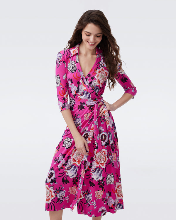 chinese dress ladies Abigail Silk Jersey Maxi Wrap Dress – Diane von Furstenberg HongKong