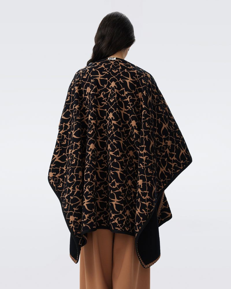 DVF FINNIE REVERSIBLE SCARF