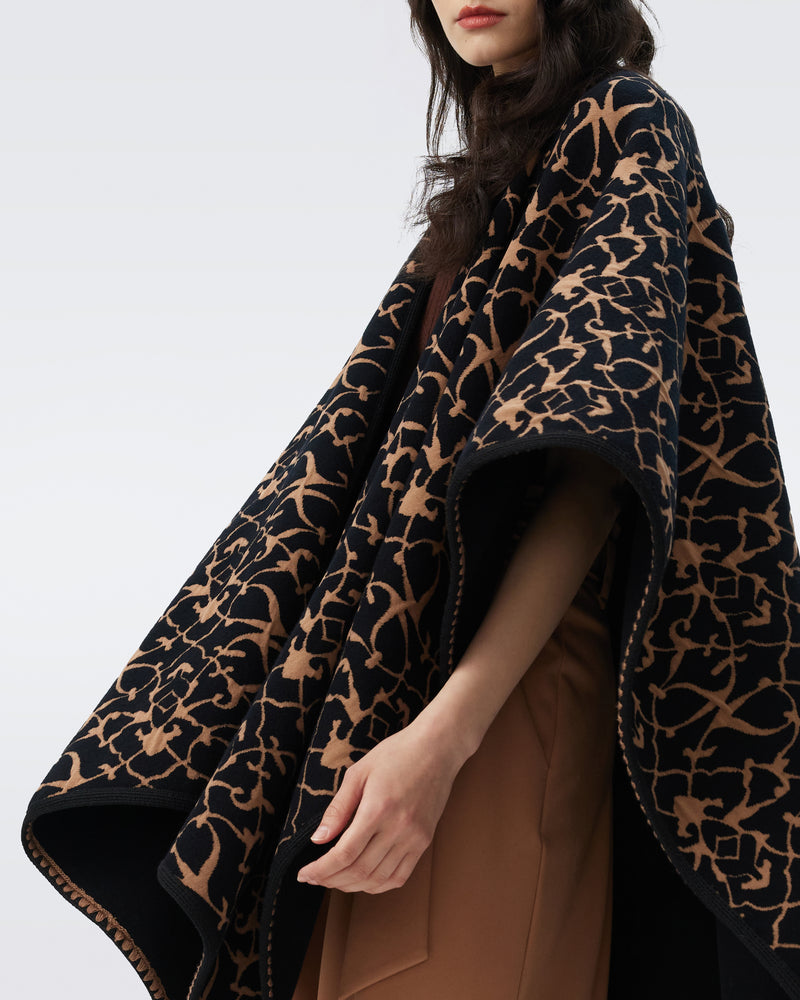 DVF FINNIE REVERSIBLE SCARF