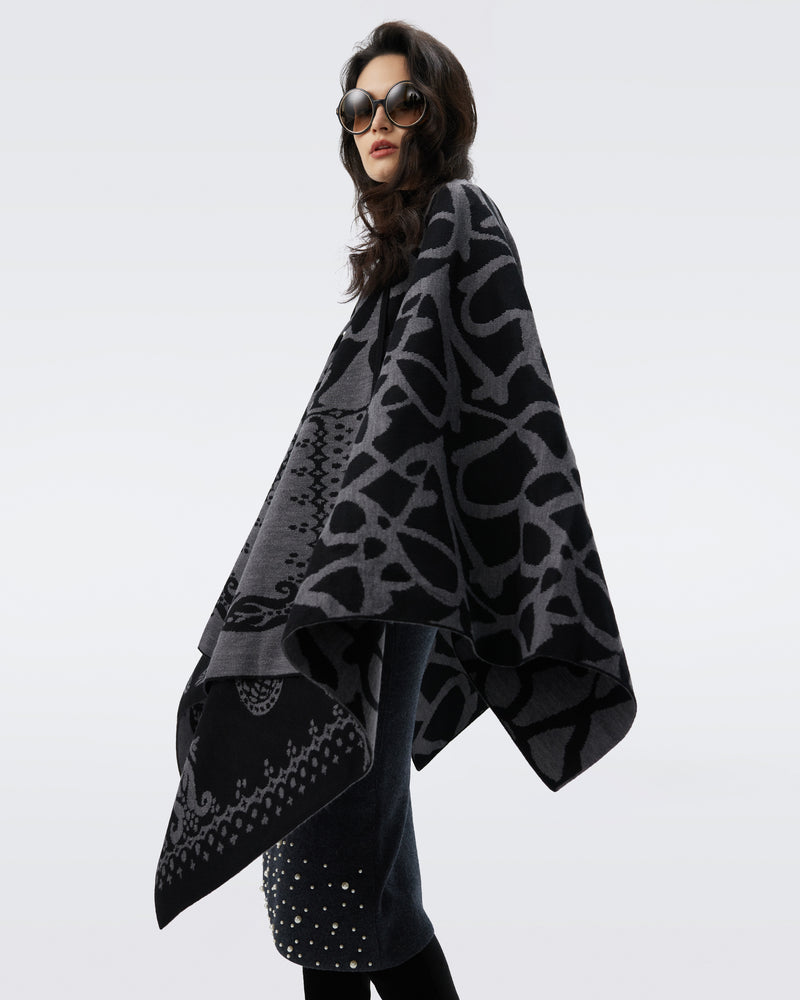 DVF FREYA REVERSIBLE SCARF