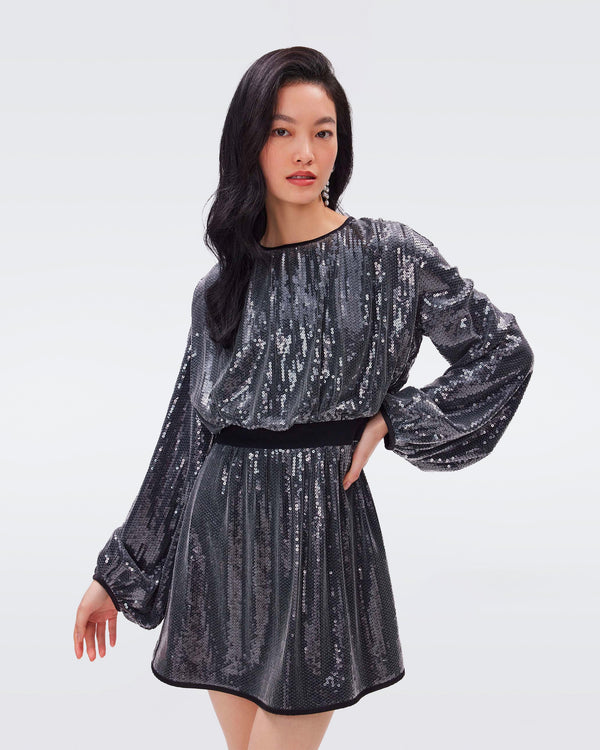 Moana Sequin Mesh Dress