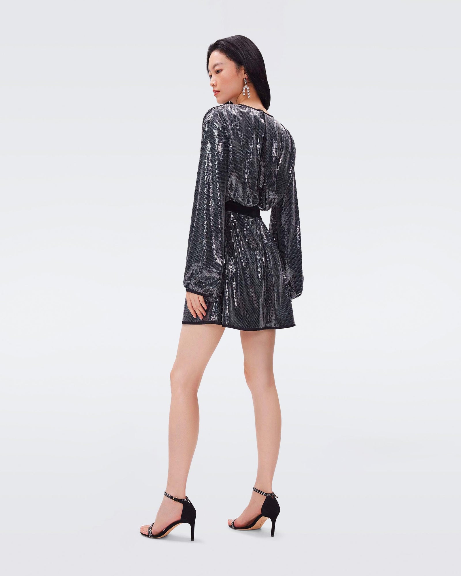 Moana Sequin Mesh Dress