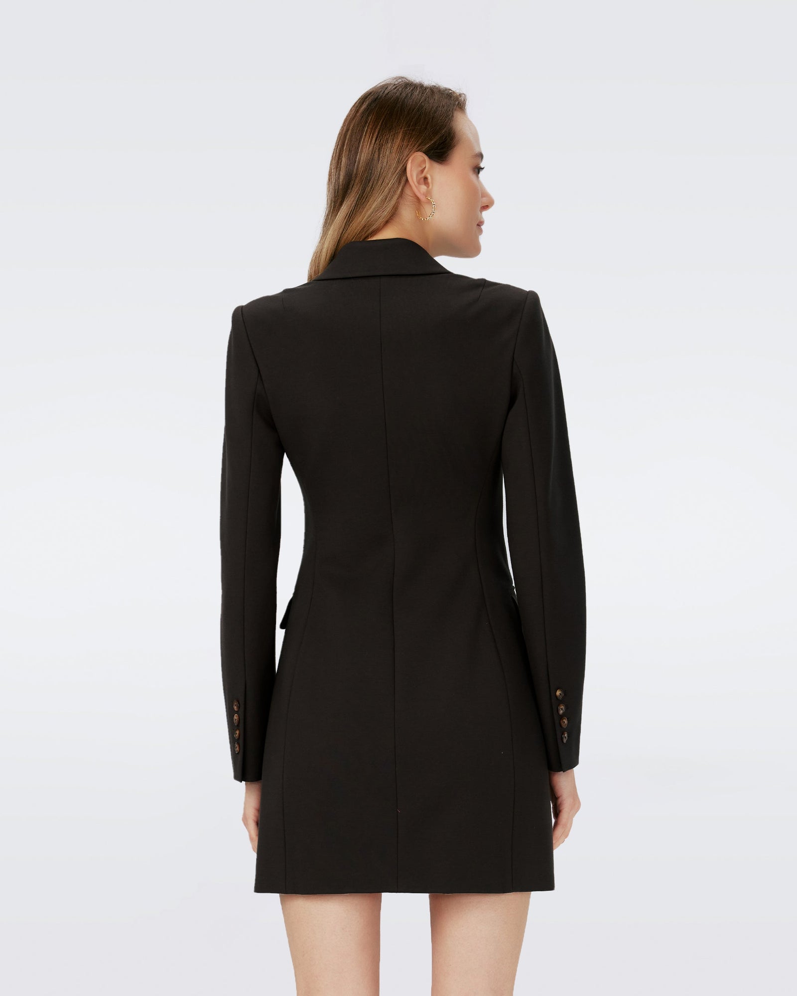 Dvf Virginia Jacket In Coco Brown