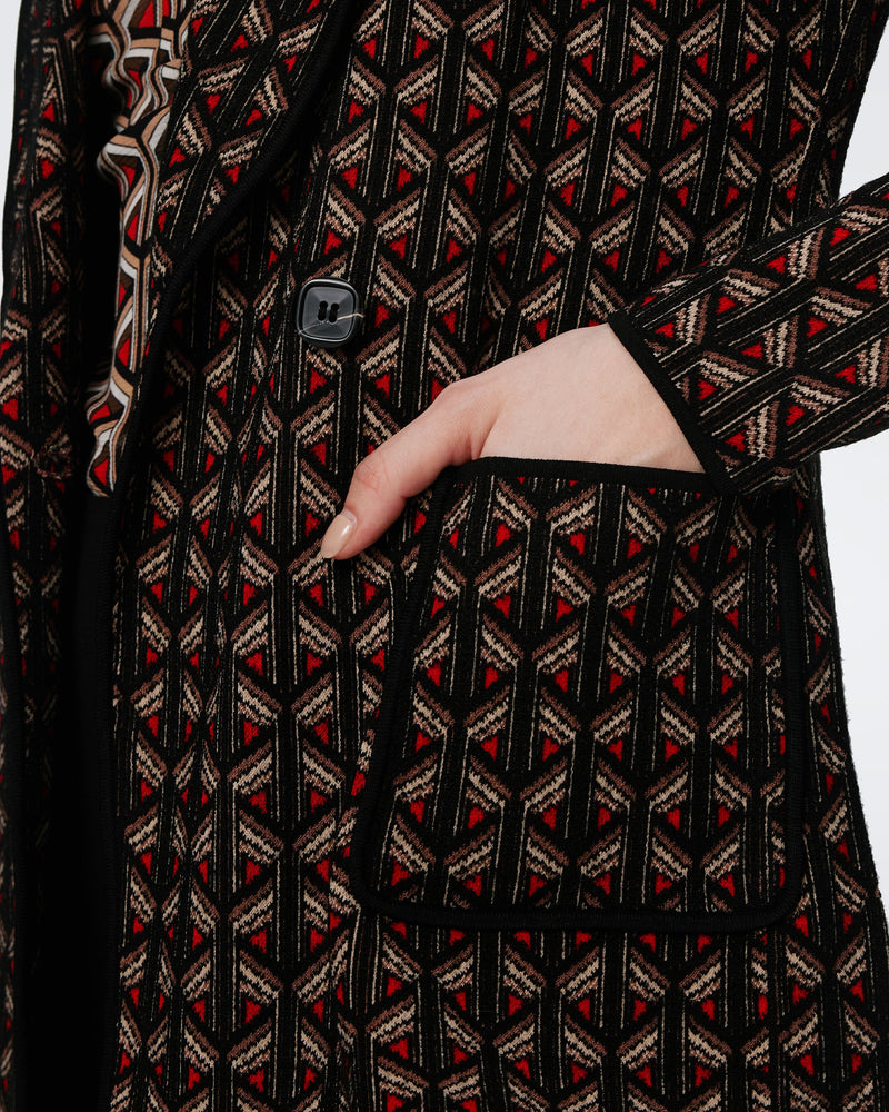 Trillian Knit Jacquard Jacket