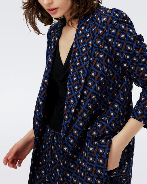 Bien Knit Jacquard Blazer