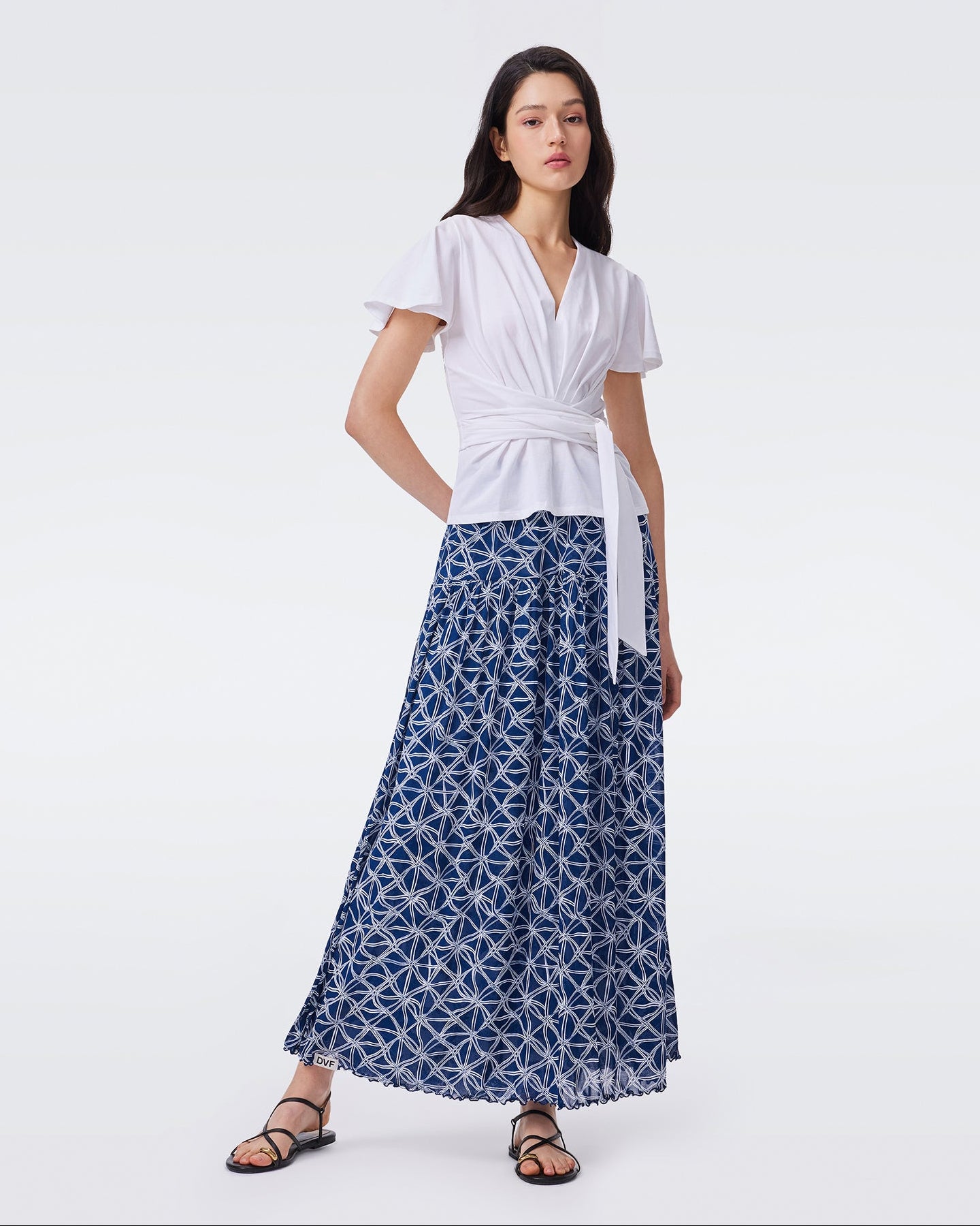 DVF KASSY REVERSIBLE SKIRT