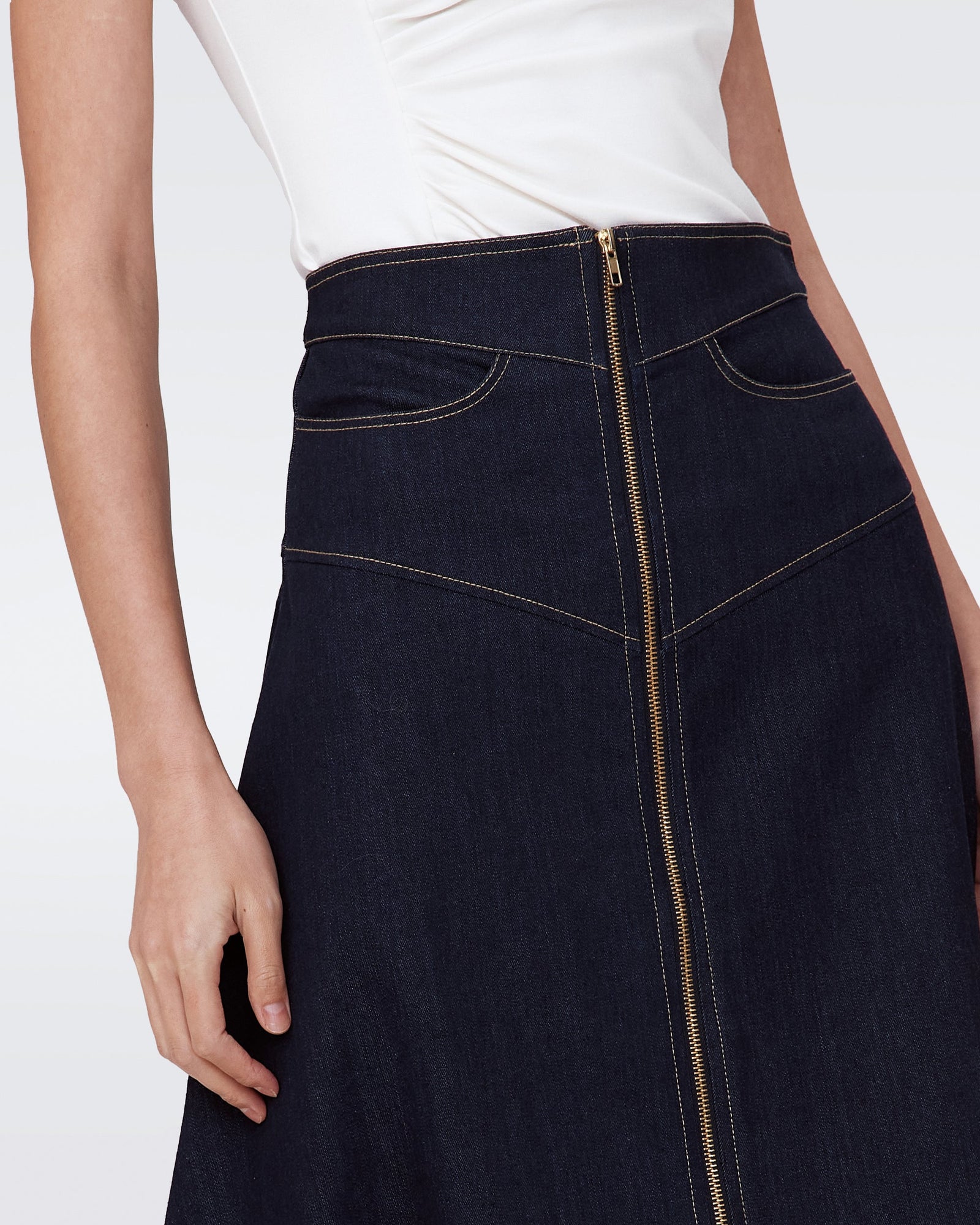 Salome Denim Skirt