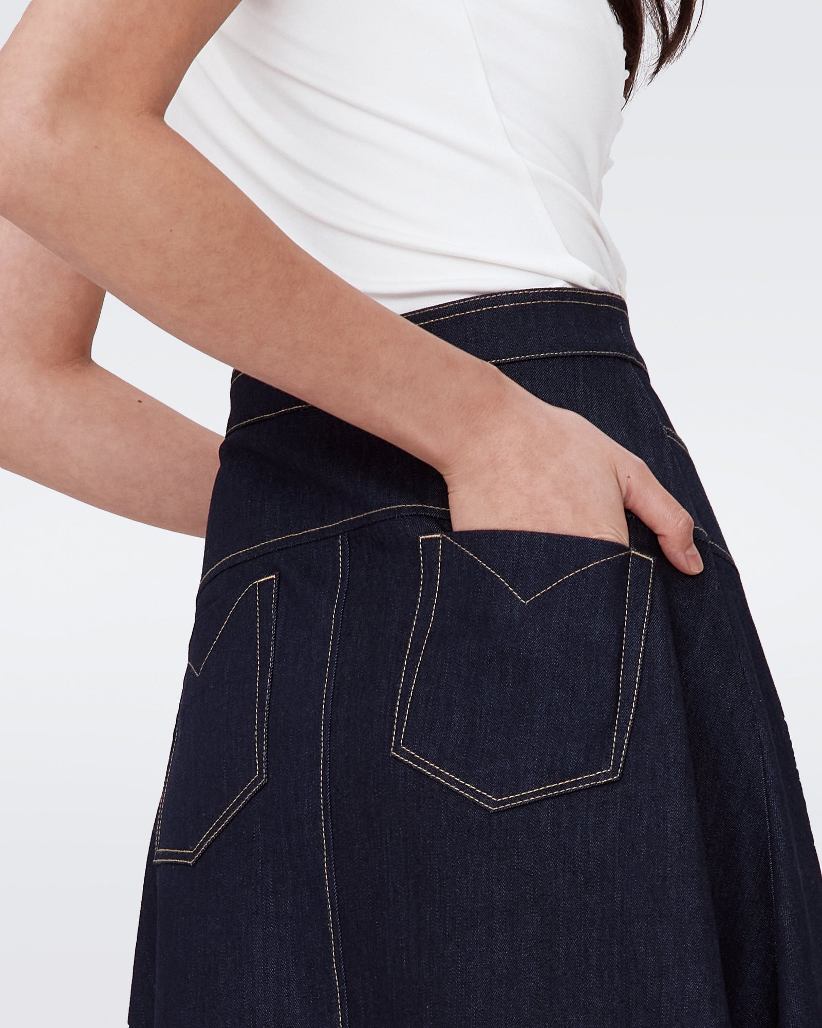 Salome Denim Skirt