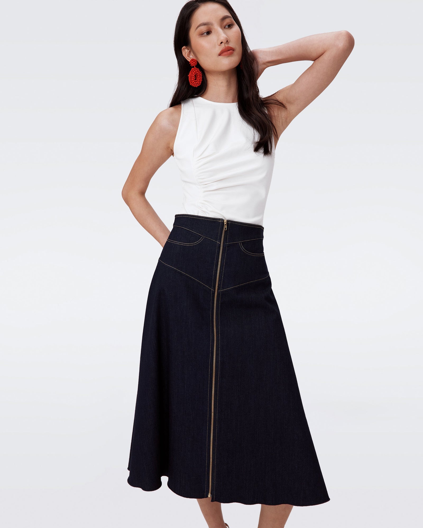 Salome Denim Skirt