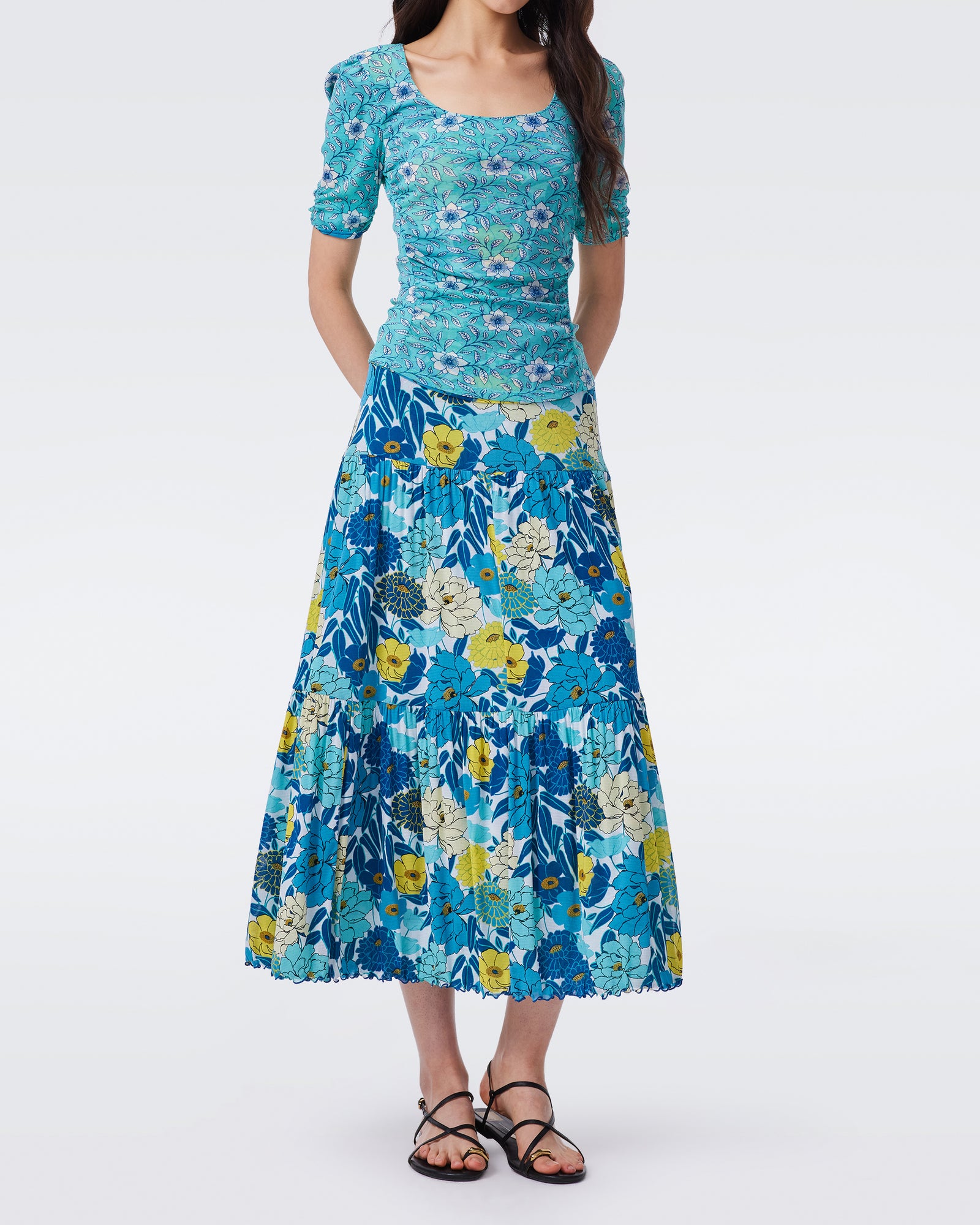 DVF AUSTRIA REVERSIBLE SKIRT